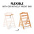 Hauck Alpha+ Wooden Highchair - Natural