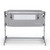 Kinderkraft Neste Up Bedside Crib - Grey Light