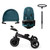 Kinderkraft Easytwist Tricycle - Midnight Green