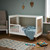 Obaby Maya Mini Cot Bed - White with Natural