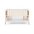 Obaby Maya Cot Bed - White with Natural