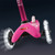 Micro Mini Micro Deluxe LED Scooter + FREE Bell - Pink