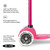Micro Mini Deluxe LED Scooter - Pink