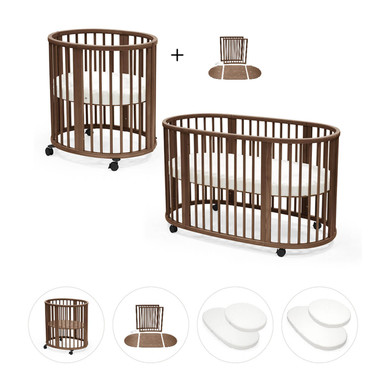 ストッケベッド Stokke Sleepi&Junior/WalnutBrown Stokke® Sleepi™ Complete Bundle V3 - Warm Brown | Winstanleys