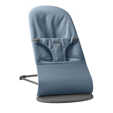 BabyBjorn Bouncer Bliss - Woven Melange Blue | Winstanleys Pramworld