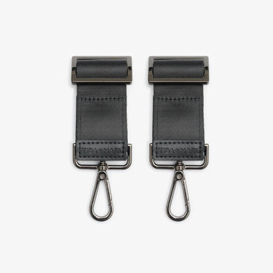 Tiba + Marl Stroller Clips - Gunmetal | Winstanleys Pramworld