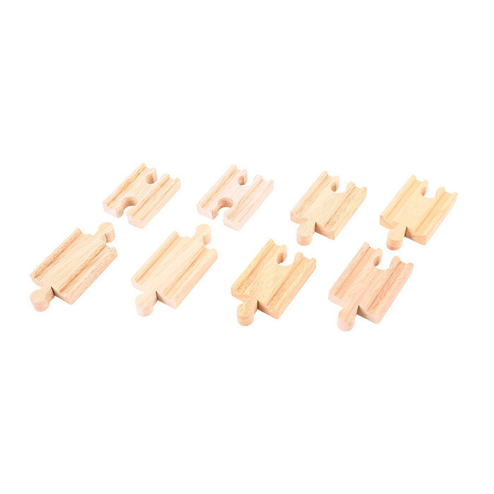 Bigjigs Mini Track (Pack of 8) at Pram World