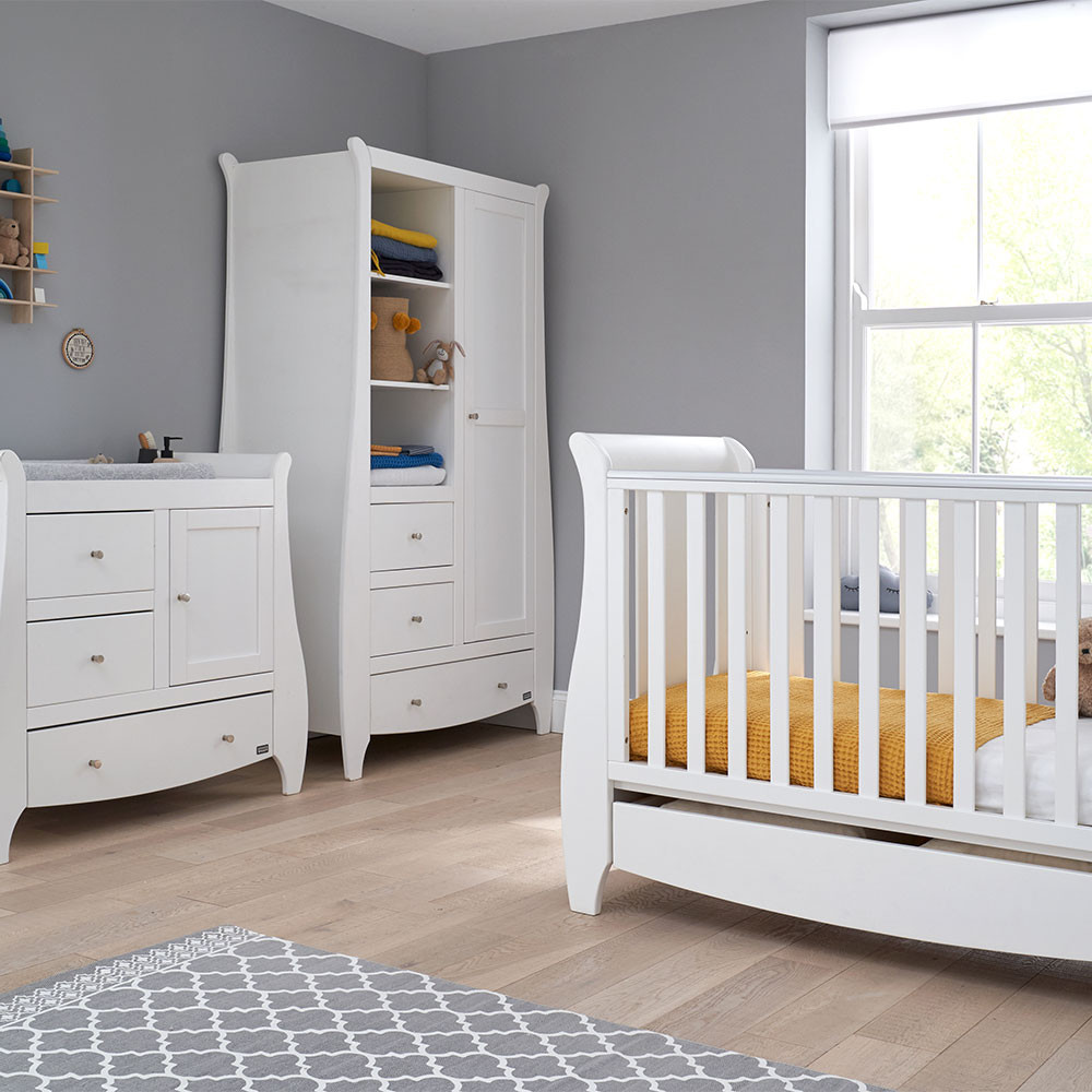 Tutti Bambini Katie 3 Piece Room Set - White at Pram World