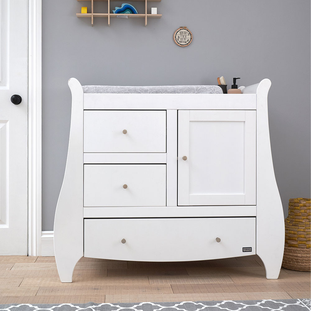 Tutti Bambini Lucas / Katie Chest Changer - White at Pram World