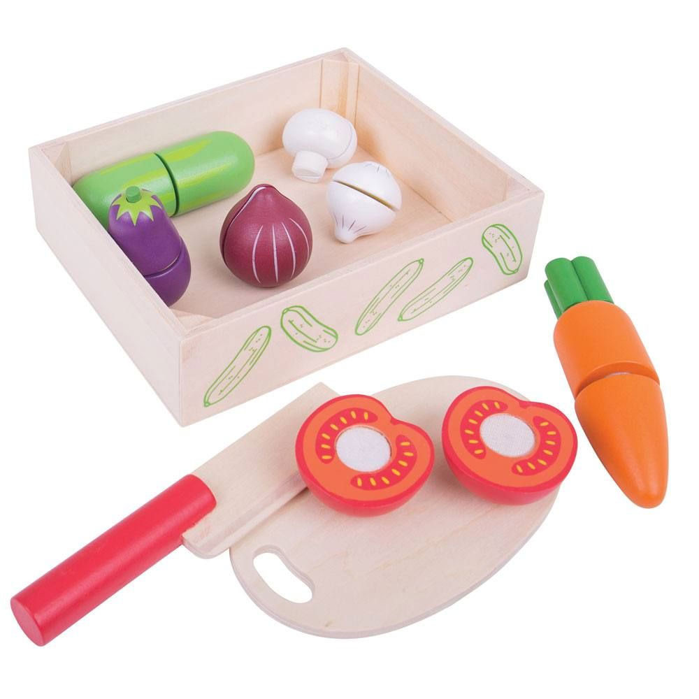 Bigjigs Cutting Veg Crate at Pram World