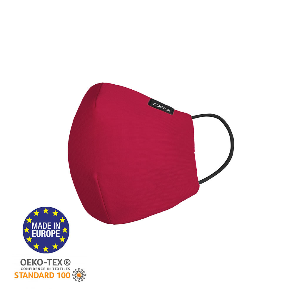 Noordi Reusable Child Face Mask - Red at Pram World