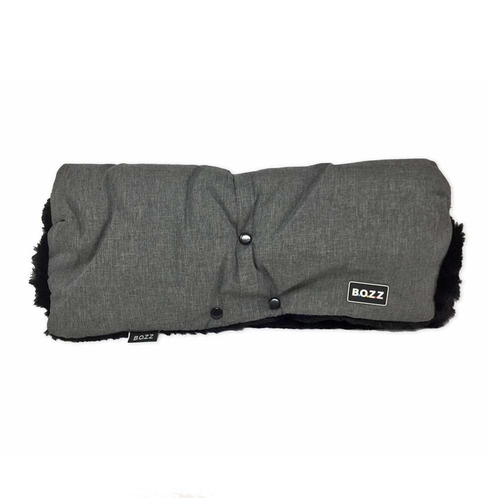 Bozz Hand Warmer Fleece - Grey Melange at Pram World
