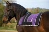 Premium Navajo Western Saddle Pad with cut back & fleece underlay. Designed for high-withered horses, durable, shock-absorbent & breathable.