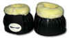 Horse bell boots, rubber overreach boots, fur neck bell boots, horse protective boots, equestrian overreach boots, horse turnout boots, paddock boots, Borraq horse gear, soft rubber bell boots, horse leg protection