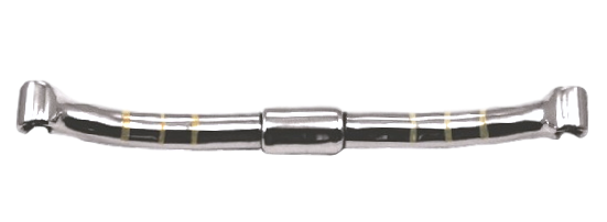 Eggbutt Snaffle Roller Horse Bit Myler Style Curved mouth with Roller & Copper inlays