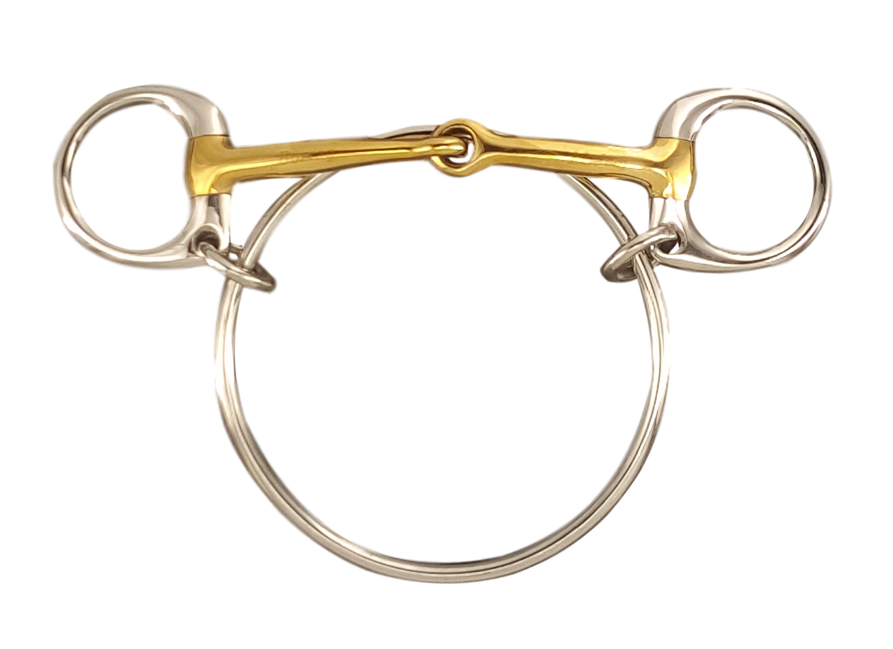 Dexter Ring Bit Racing Snaffle Copper (Cuprium) Mouthpiece