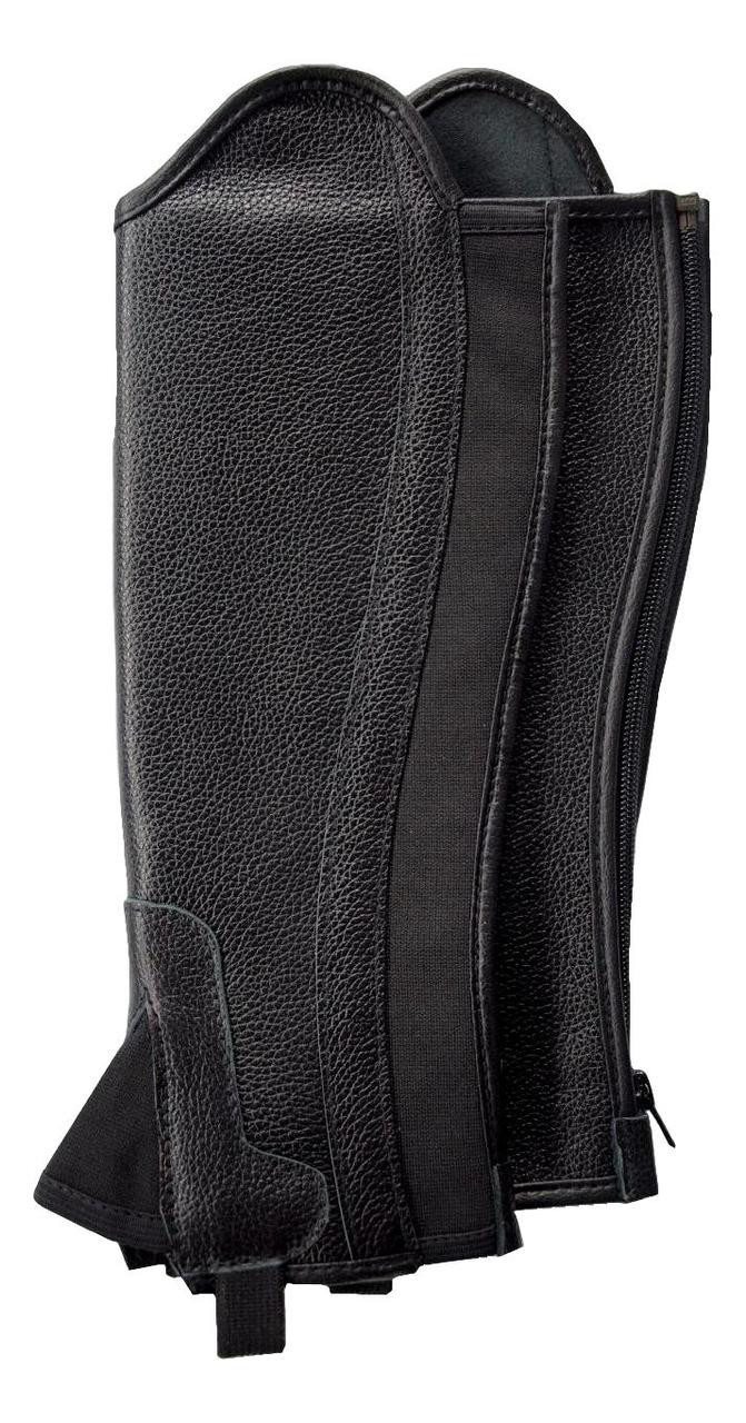 Soft Leather Gaiters with  Elastic Gusset