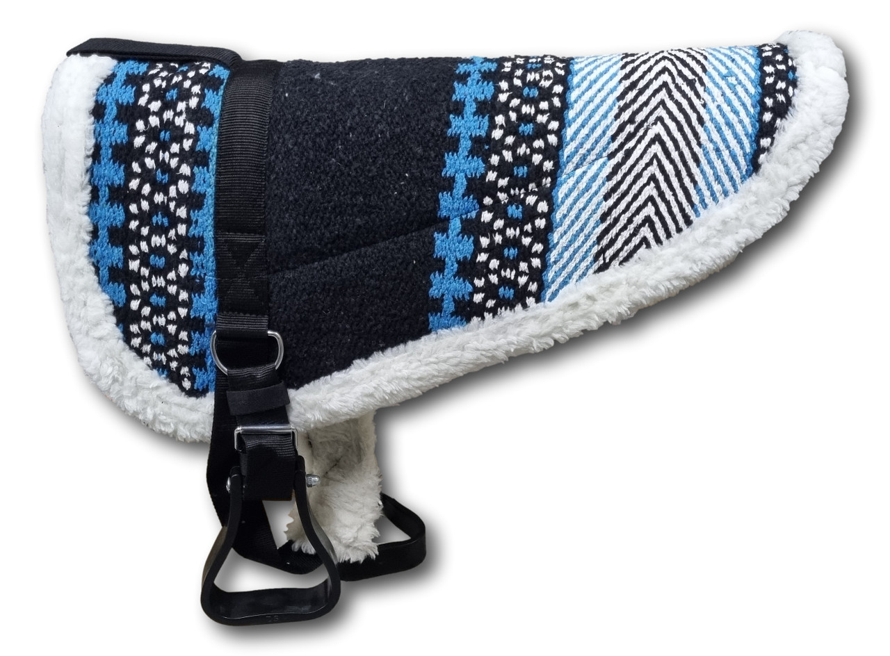 Navajo Bareback Saddle Pad/Saddle Cloths with Stirrups & Girt