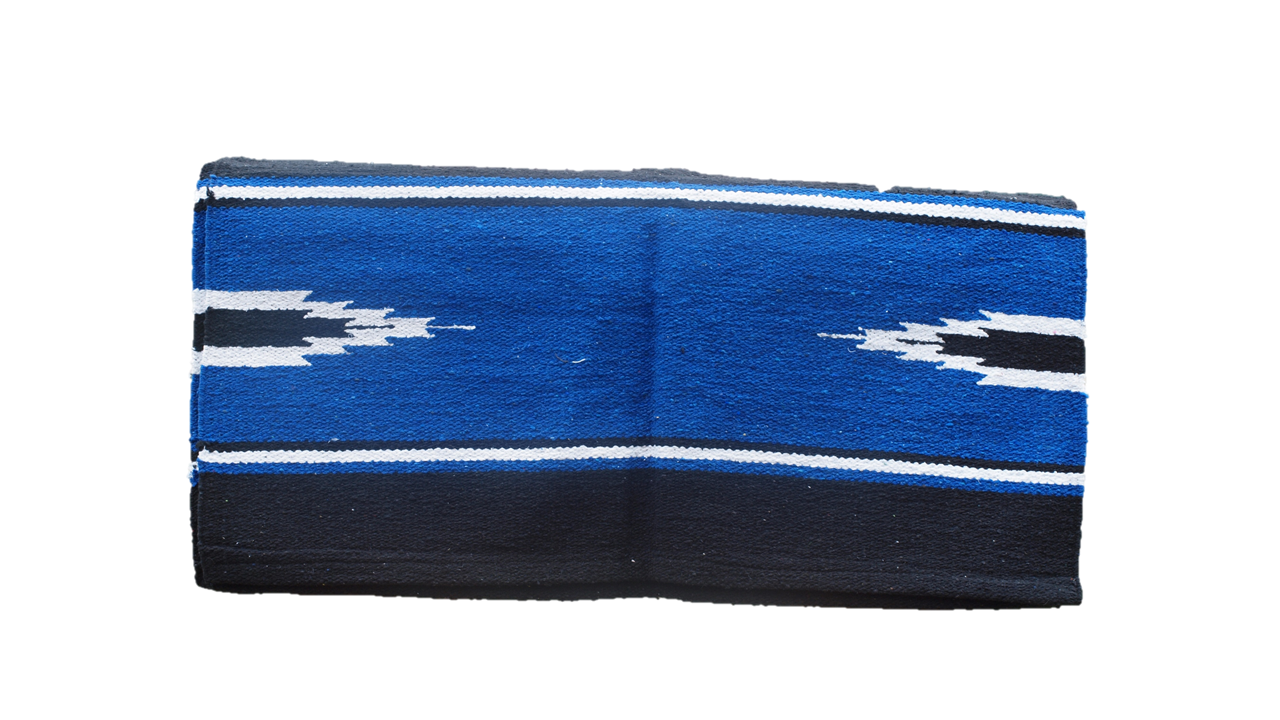 Navajo saddle cloth, western saddle pad, Navajo print saddle blanket, horse saddle cloth, western riding gear, cotton blend saddle pad