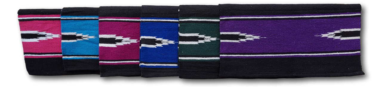 Navajo saddle cloth, western saddle pad, Navajo print saddle blanket, horse saddle cloth, western riding gear, cotton blend saddle pad