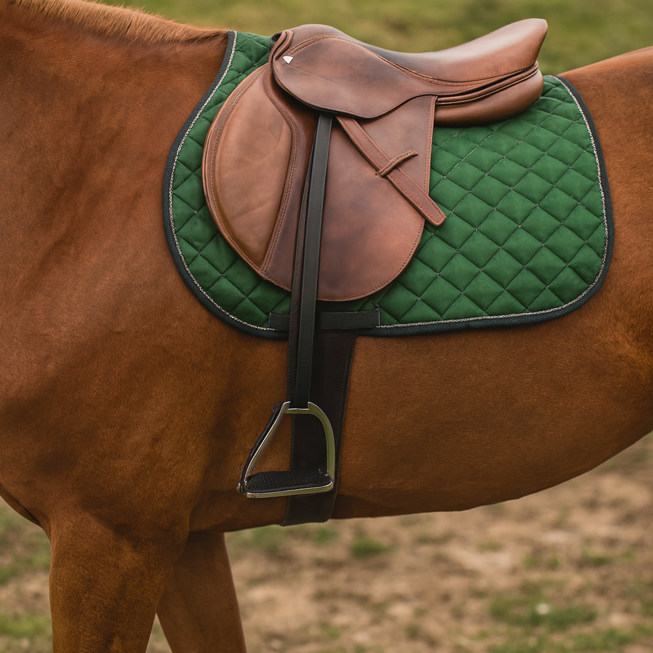 Shop high-quality Peacock Safety Stirrups made from durable stainless steel with non-slip rubber treads. Non-rusty, secure, and designed with safety breakaway sides for rider protection. Available in sizes 4" to 5"