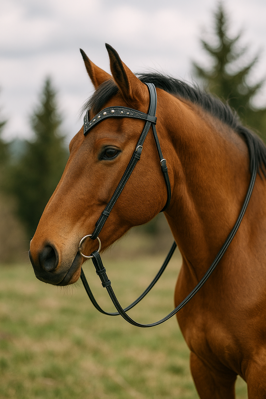 Concho Western BRIDLE - Headstall With reins Concho Western BRIDLE - Headstall With reins