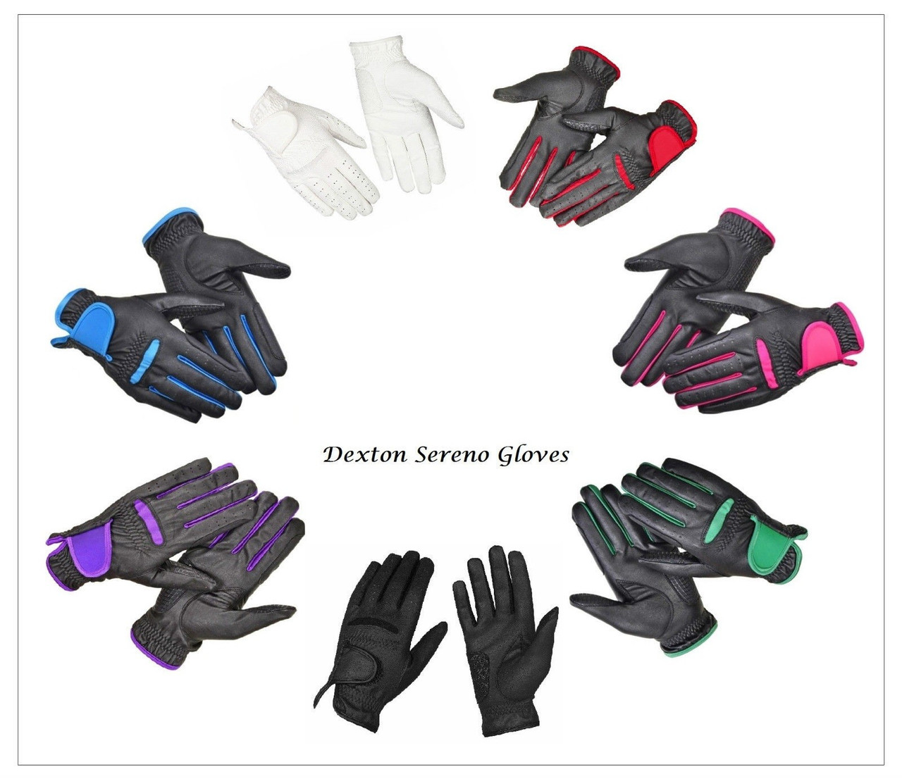 Borraq Dexton Sereno Championship Riding Gloves Men's, Ladies & Kids Sizes