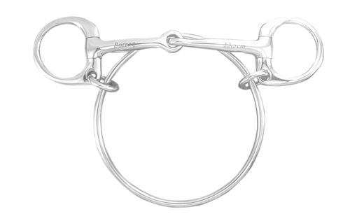 Dexter Ring Bit Racing Snaffle Stainless Steel