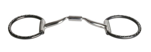 Western Myler Dee Sweet Iron Ring Horse Bit with Copper inlays