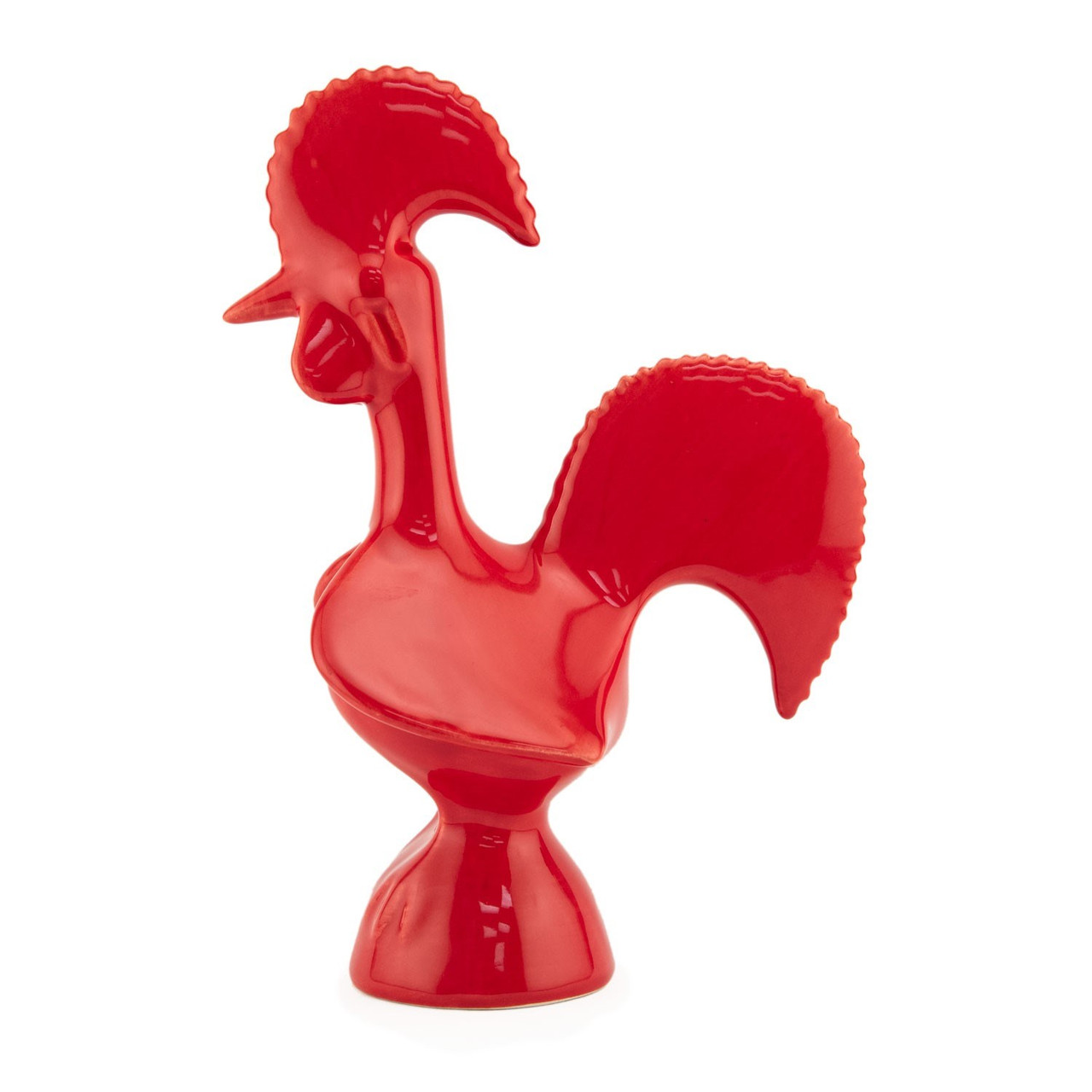 Alegria RED Ceramic Rooster - Iberian Import Co