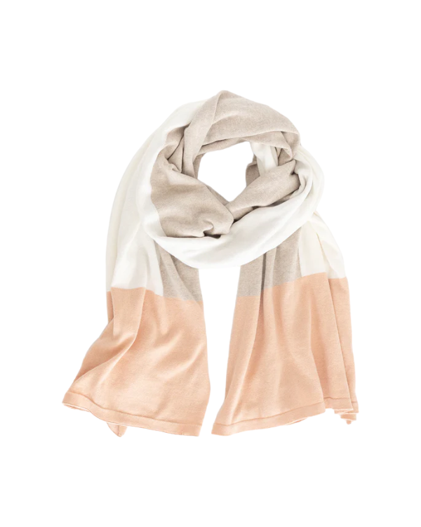 Organic Cotton Travel Scarf Blush Iberian Import Co