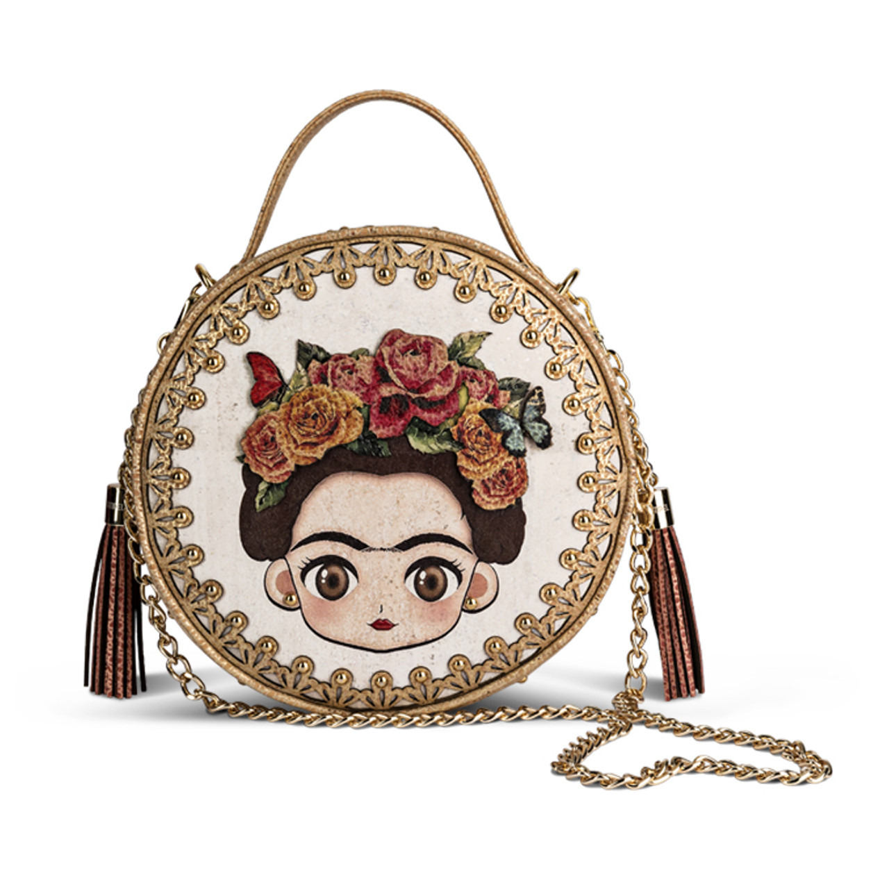 Frida Kahlo tote bag with quote