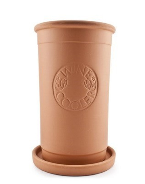 Terracotta Wine Cooler with Saucer