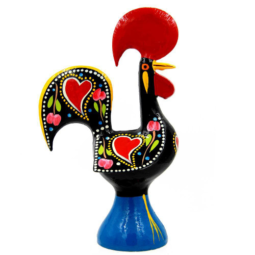 Traditional Rooster of Barcelos Aluminum- Black  Traditional Rooster of Barcelos Aluminum- Black