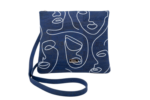 Cork Crossbody with Faces Cork Crossbody with Faces