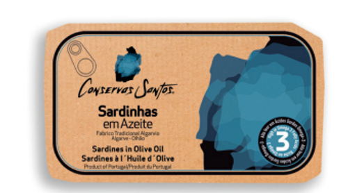 Conservas Santos Skinless and Boneless Sardines in Olive Oil