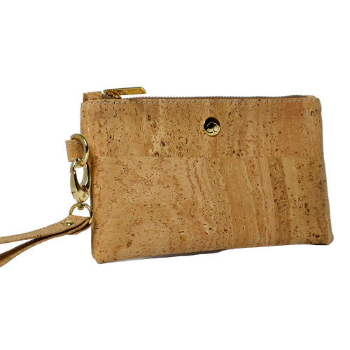 Clarita Cork Wallet Wristlet | Natural Clarita Cork Wallet Wristlet | Natural