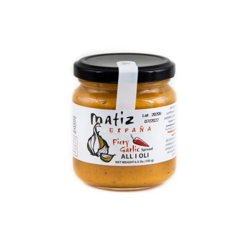Matiz All I Oli Fiery Garlic Spread - 6.5oz Matiz All I Oli Fiery Garlic Spread - 6.5oz