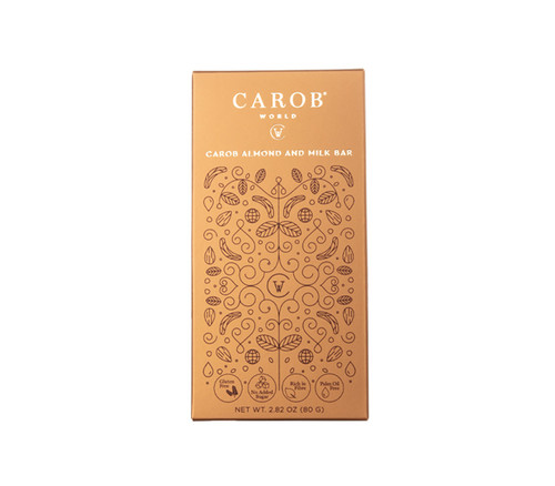 Gourmet Carob Almond and Milk Bar  2.8oz