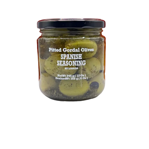 Pitted Gordal Olives 12 oz Jar Pitted Gordal Olives 12 oz Jar