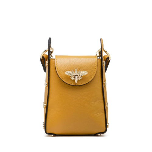 Yellow "Bee" Cell Bag with Gold Chain - Barcelona 
