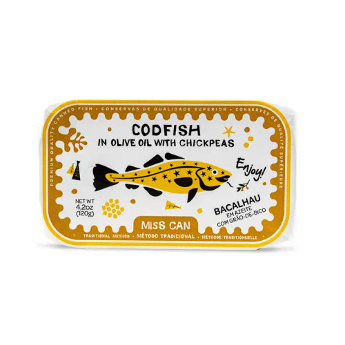 Miss Can Cod in Olive Oil with Chick Peas Miss Can Cod in Olive Oil with Chick Peas