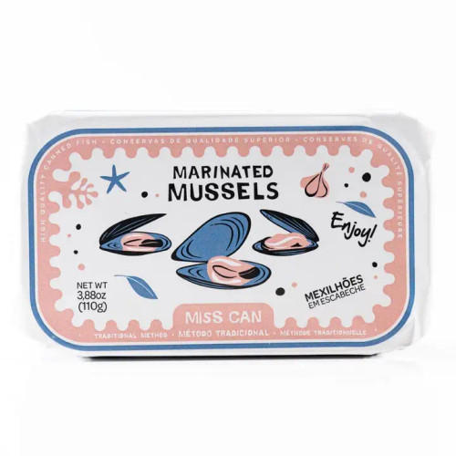 Miss Can Marinated Mussels in Escabeche Sauce 