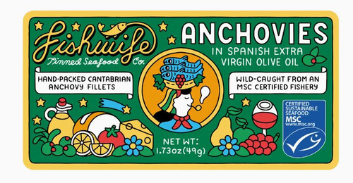 Fish Wife Cantabrian Anchovies in Extra Virgin Olive Oil
