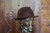Chocolate Brown Cork Fedora Hat 