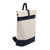 Navy Blue Cork and White Canvas Roll Back Pack 