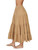 Tiered Cotton Skirt Light Camel