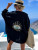 Black Oversized Evil Eye Gauze Cotton Button Shirt