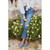 Pons Classic Women' Avarcas Sandals- French Blue