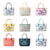 Saint Tropez Tote Bag in White and Purple
